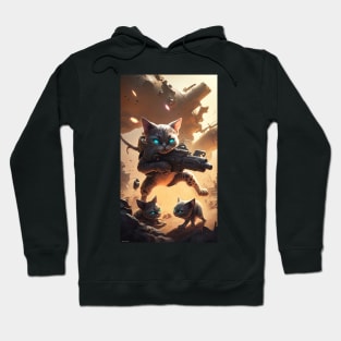 Action Cat Hoodie